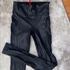 SPANX Faux Leather Leggings